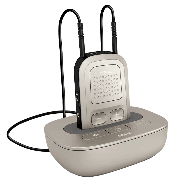 Phonak TVLink, base conectada à TV com o ComPilot